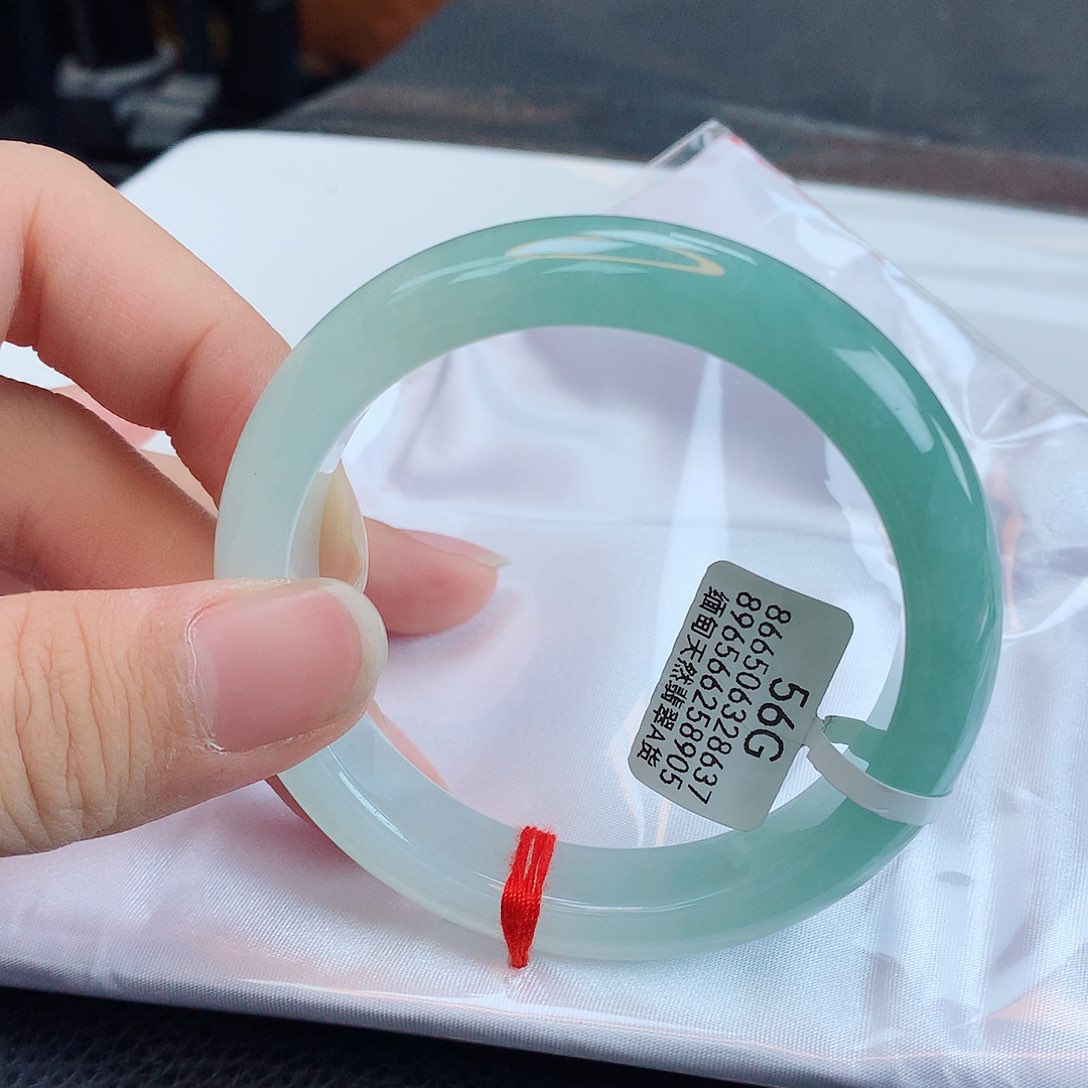 翡翠手镯未镶嵌天然缅甸翡翠A货手镯