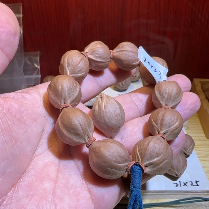 星***念橄榄核手串/手链2.0×2.3梅林铁核手串