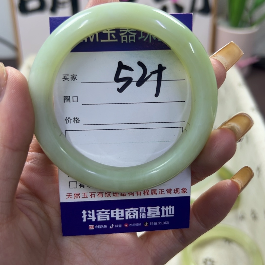 蛇纹石玉手镯未镶嵌739