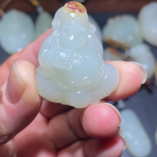 和田玉挂件未镶嵌兴*