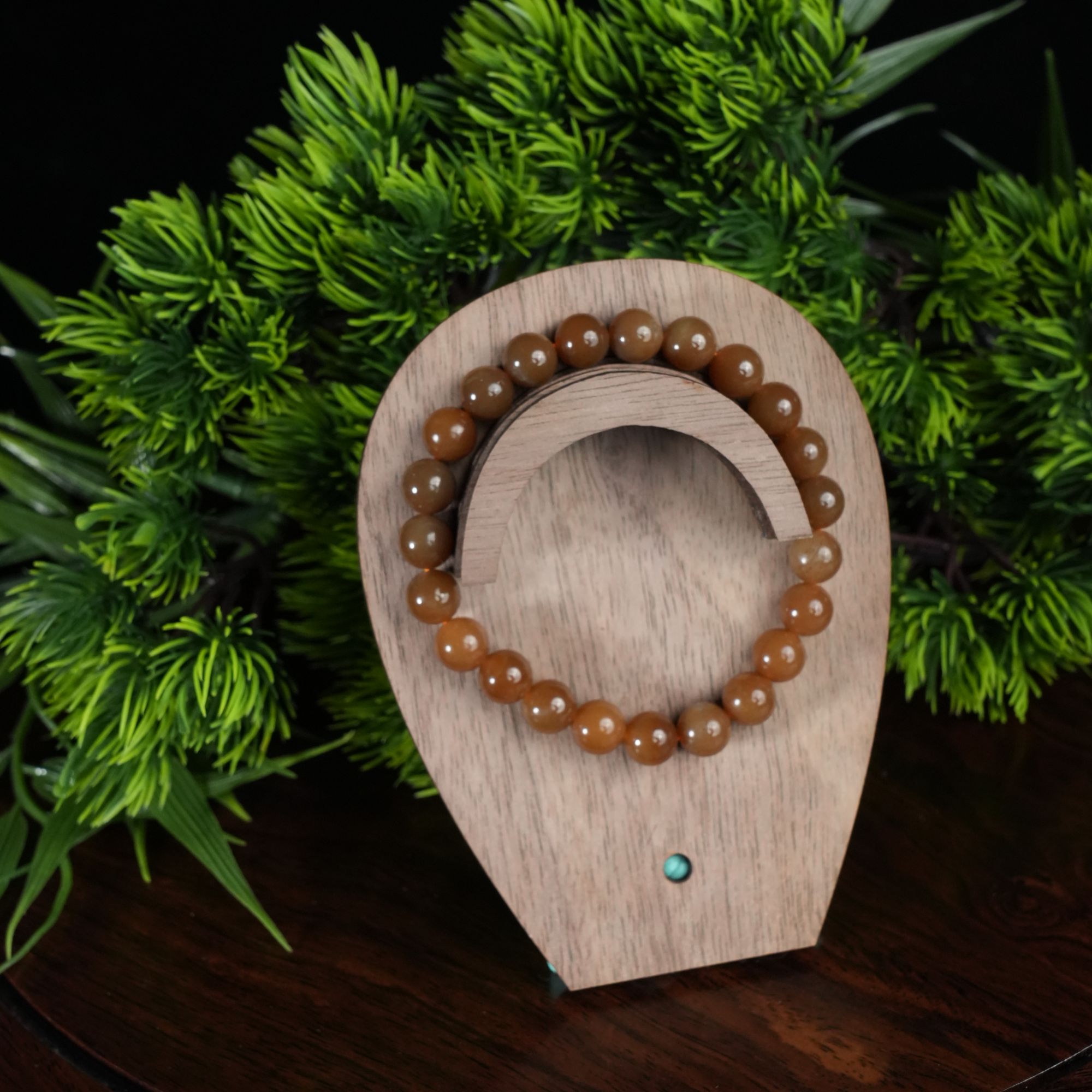 lot1和田玉糖玉手串/qg51130-179049 保利山东