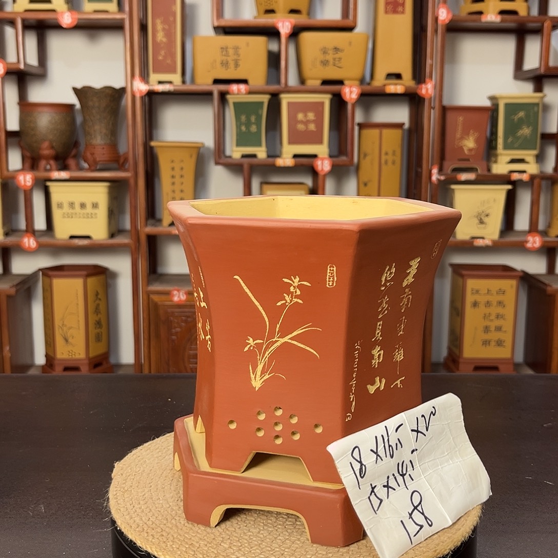 紫砂花盆紫砂花盆