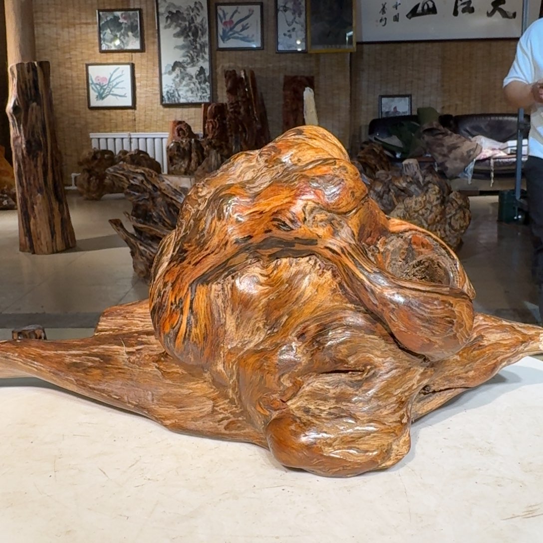 一***秀琥珀木北沉香琥珀木摆件定向链接36