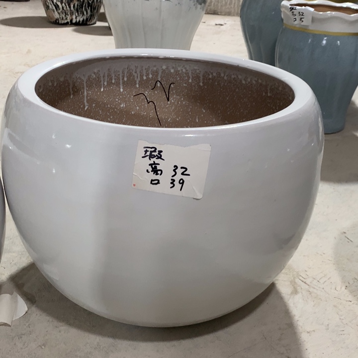 【闪购商品】红陶高温陶瓷花盆默认瑕疵