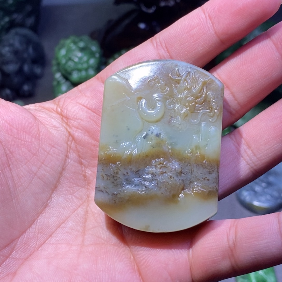 和田玉颈饰未镶嵌