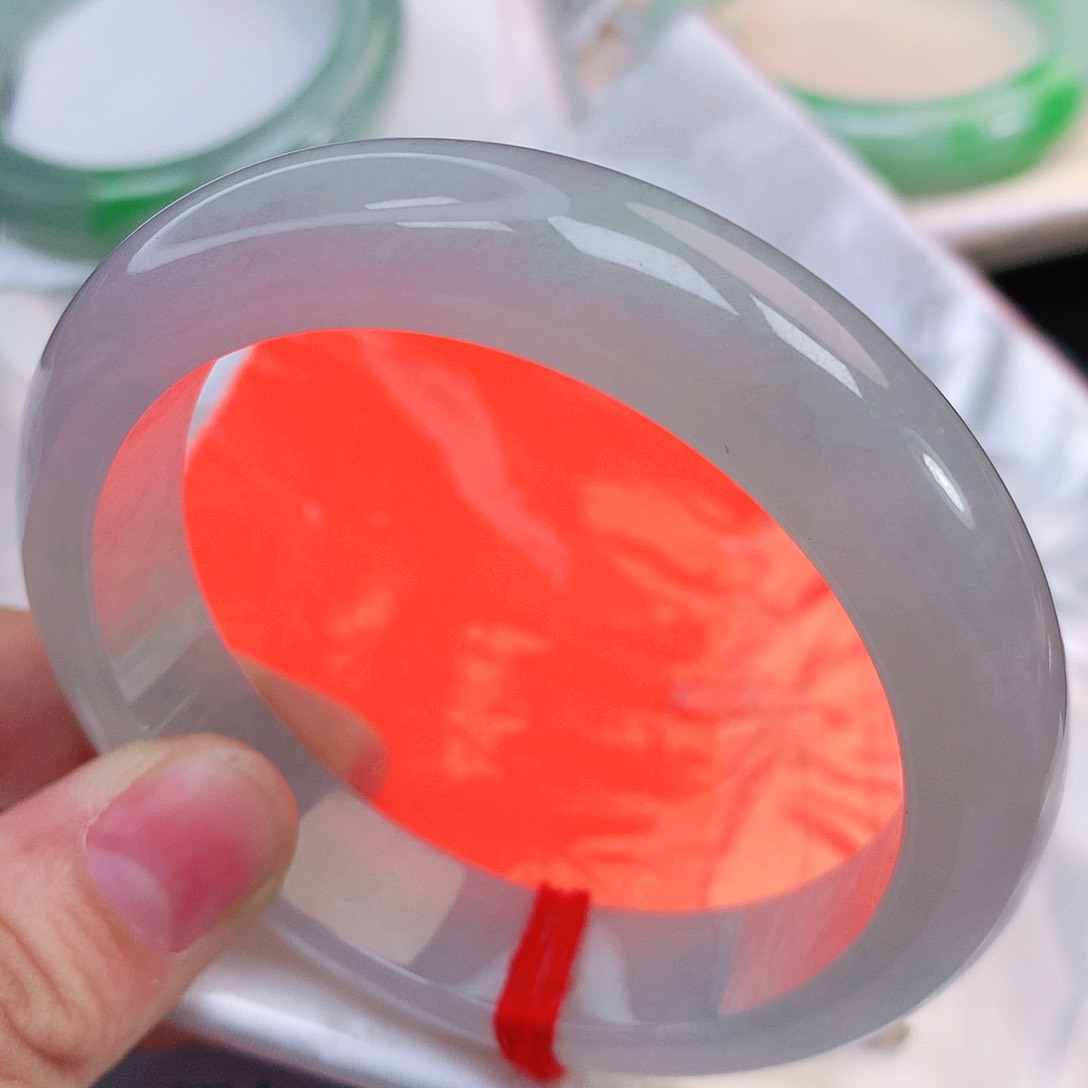 未镶嵌手镯翡翠纯天然翡翠冰胶034号