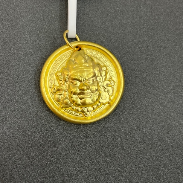 【莹莹专享】足金999饰品 黄财神 2.84 GP 纳金添福