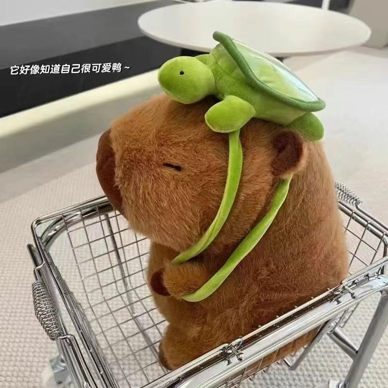 超大卡皮巴拉玩偶抱枕儿童毛绒玩具创意娃娃2025