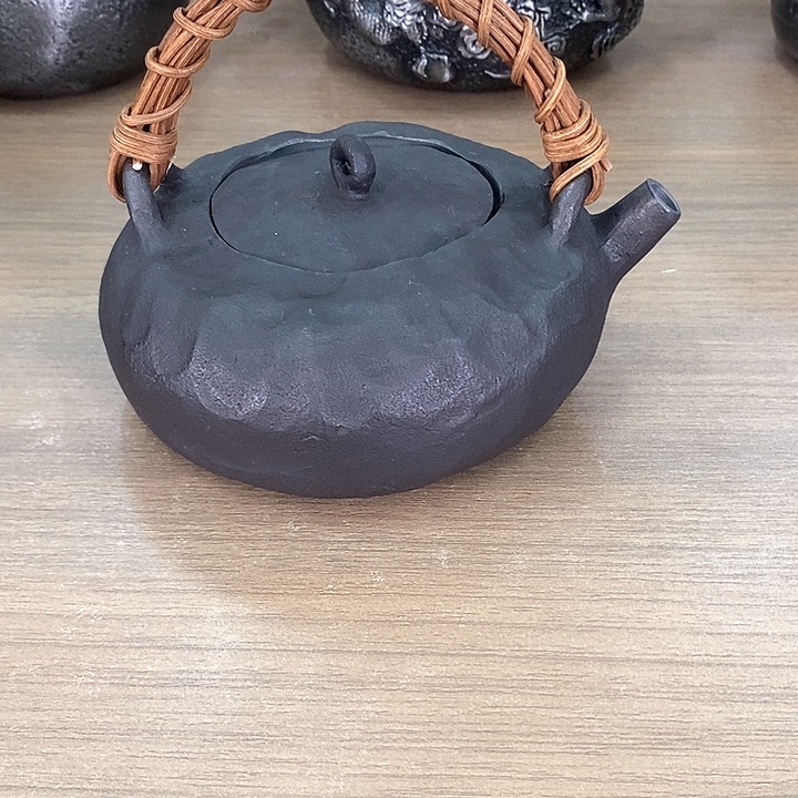 1石瓢500毫升烧色砂铁壶