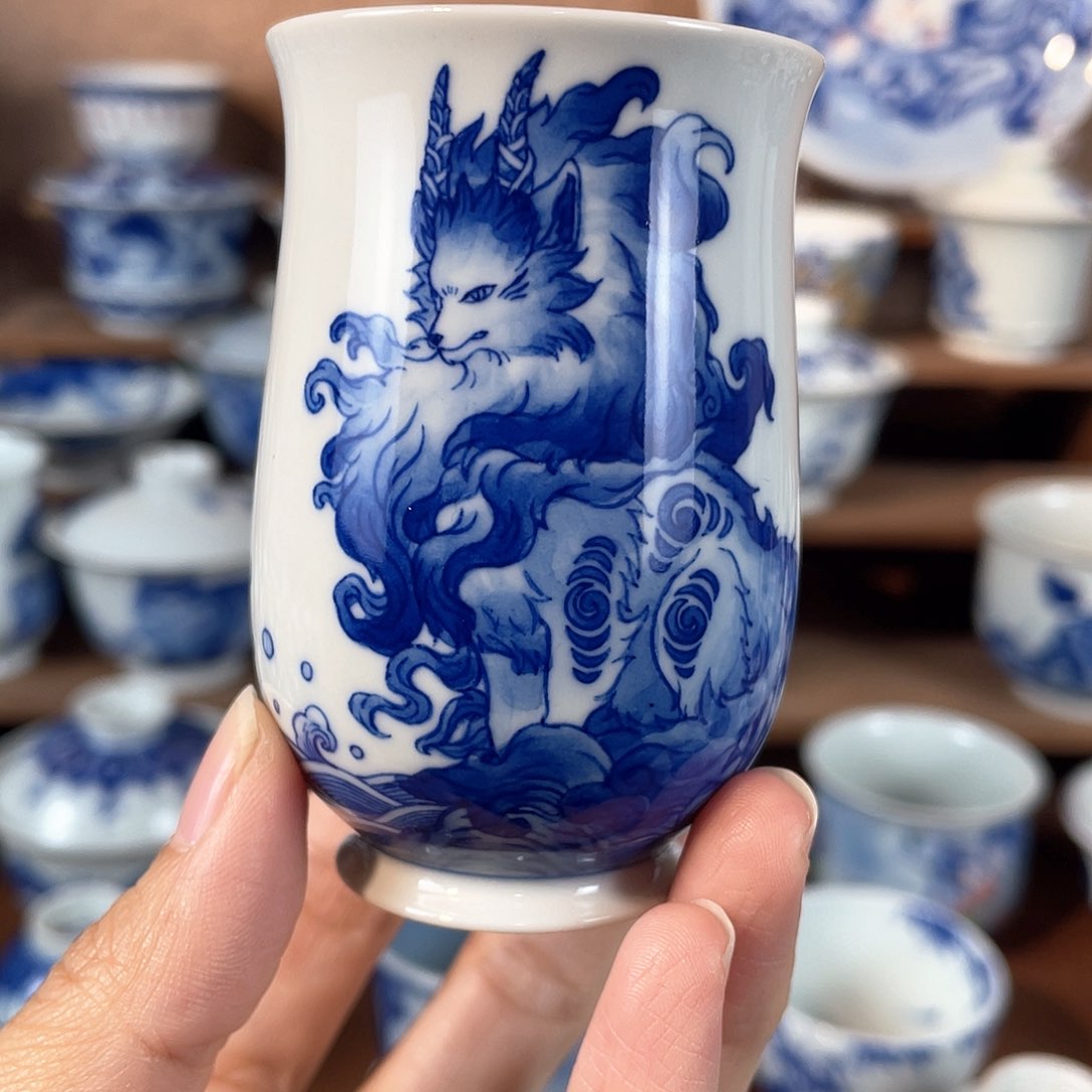 泥藝瓷梦山海经玉兰杯