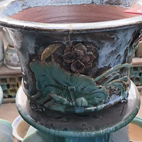 大***太石湾陶瓷花盆一个包邮