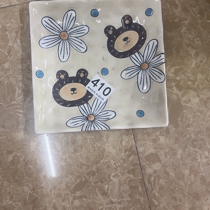 塑料陶瓷碗410盘子一个