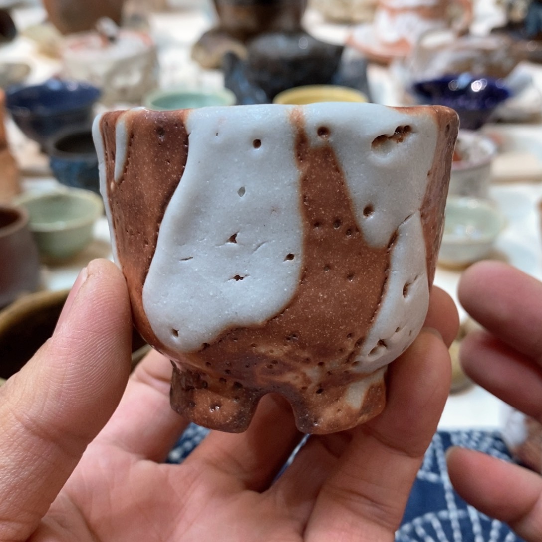 柴烧侘寂粗陶茶具