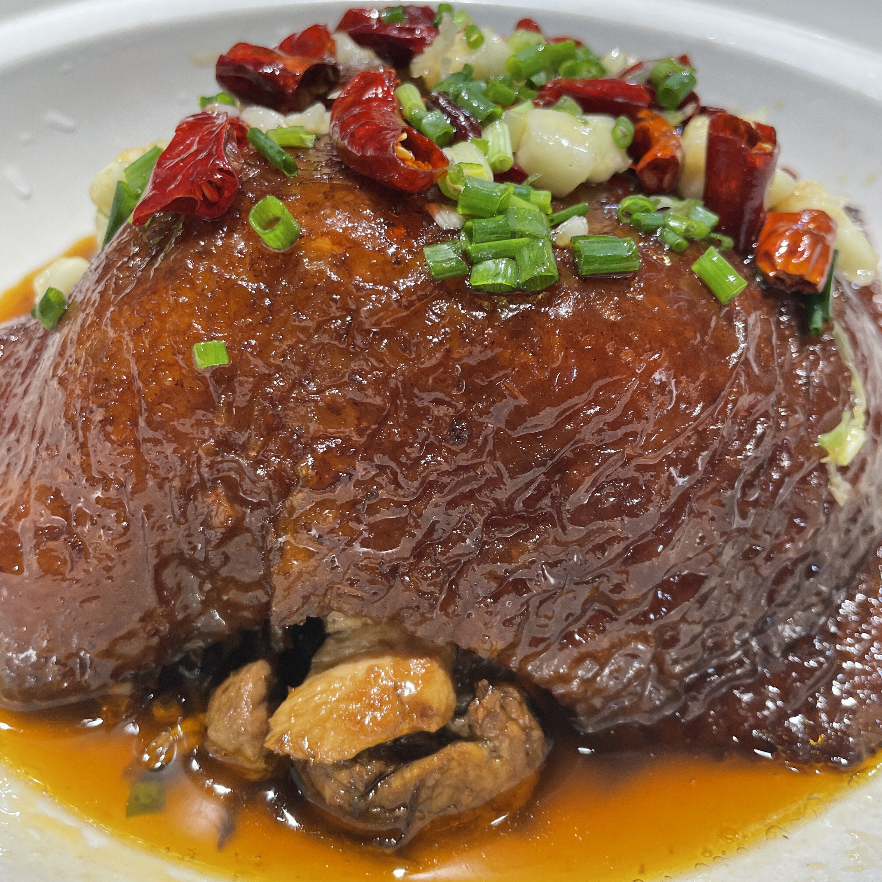 【虎皮扣肘子】年夜饭必备香而不腻500g常德钵子菜