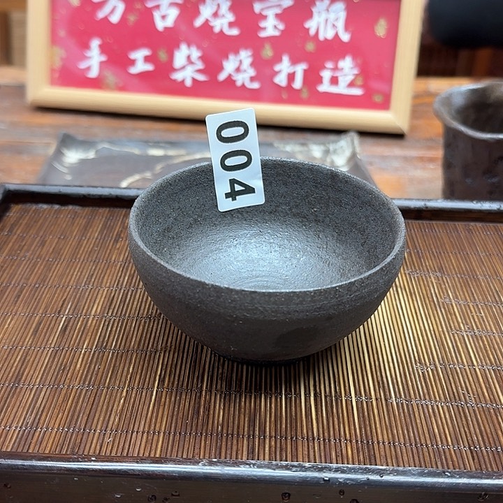 纯手工制作粗陶茶具