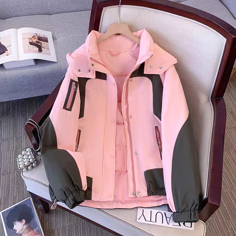 A145369 新款秋冬季加厚棉衣宽松夹棉户外冲锋衣外套 a29