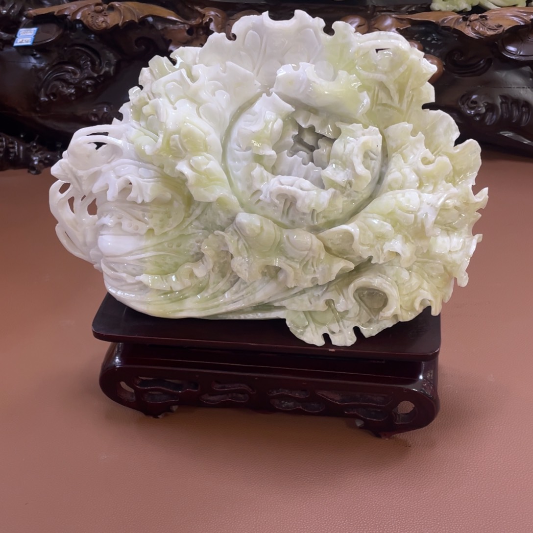 透闪石-蛇纹石玉（覆膜）珠宝奇石合金