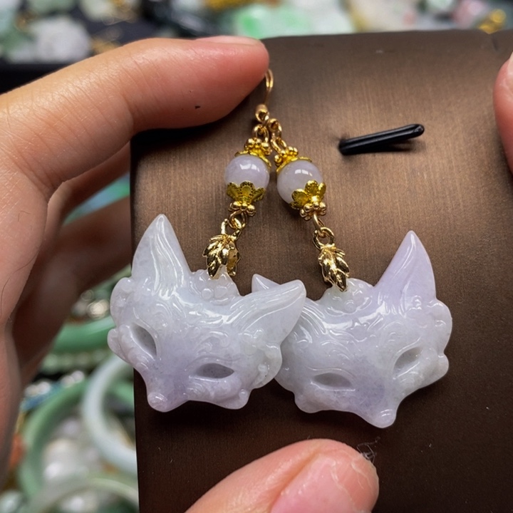 翡翠未镶嵌挂件天然缅甸翡翠