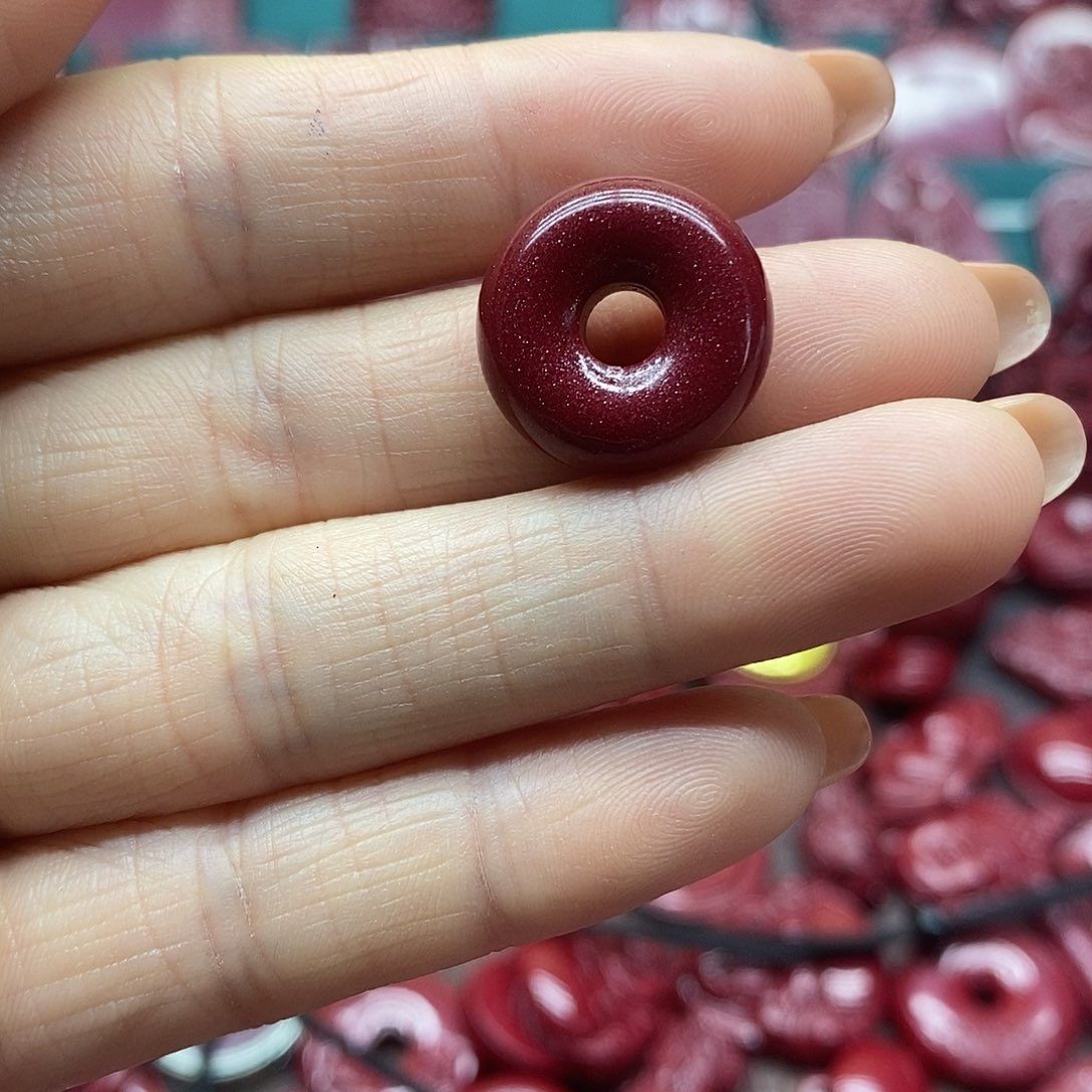 天然辰砂朱砂吊坠
