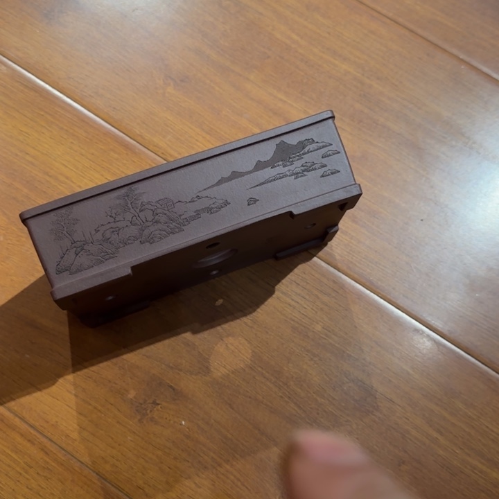 紫砂花盆原矿紫泥