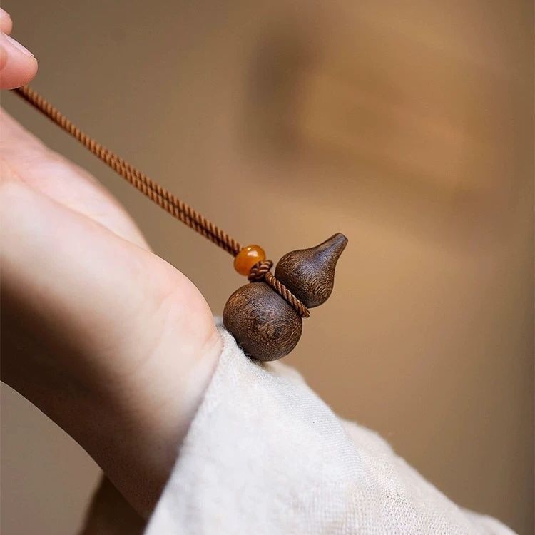 非金属木质吊坠 葫芦福禄项链【直播间福利】