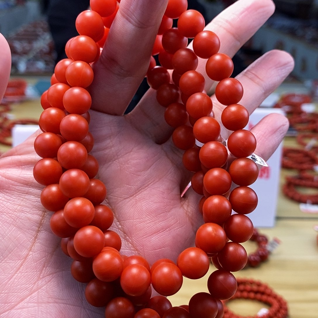 南红玛瑙9.5mm（多样性发一）未镶嵌
