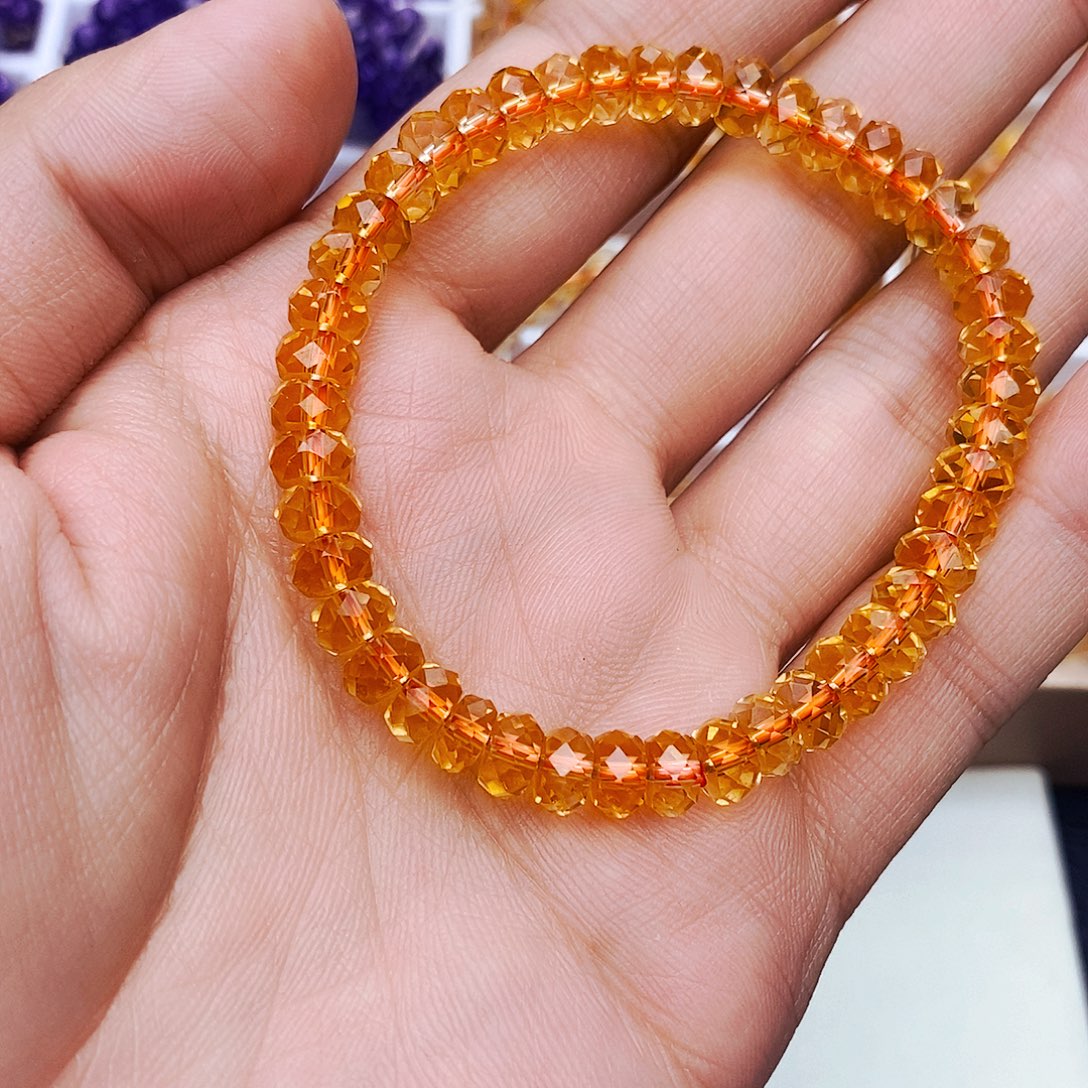 @***恋水晶未镶嵌手串天然