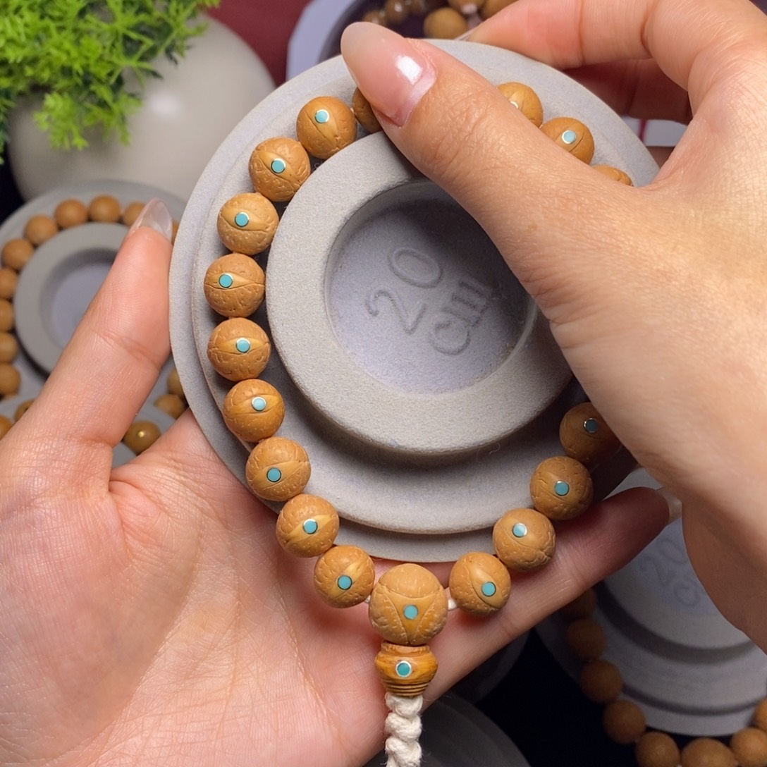 凤眼菩提手串12加松钉