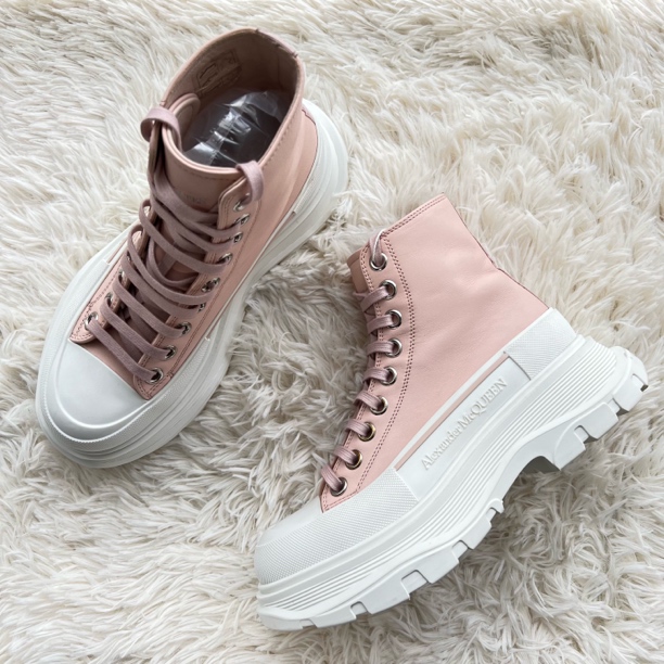 99新 Alexander McQueen/亚历山大·麦昆 靴 35.5码 公价5k h044