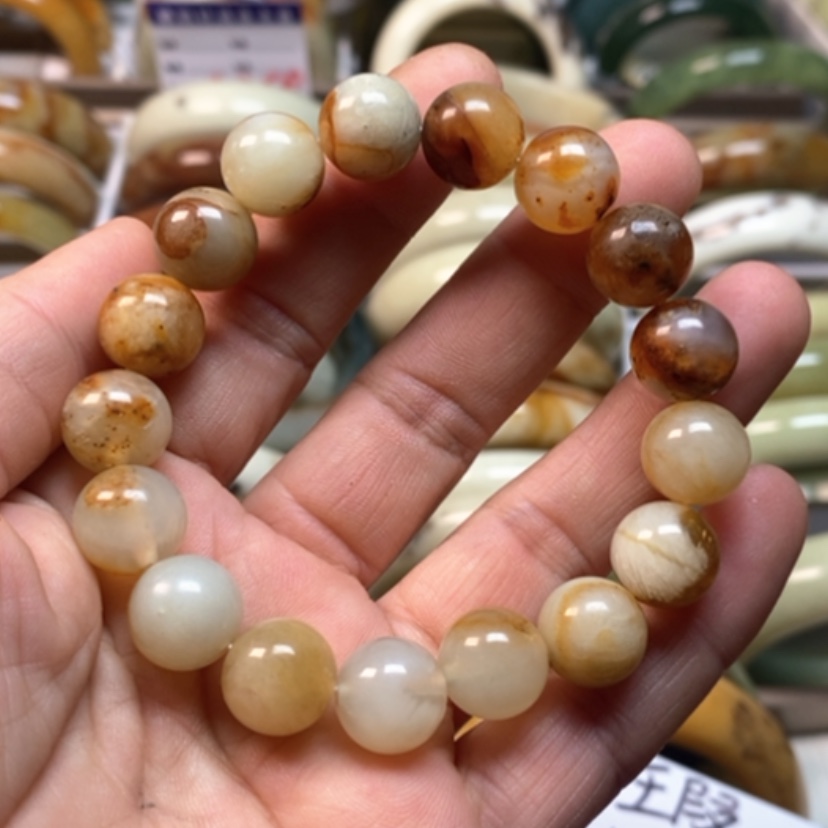 【闪购商品】蛇纹石玉手镯未镶嵌