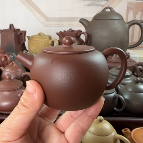 紫砂茶壶底槽清料150cc