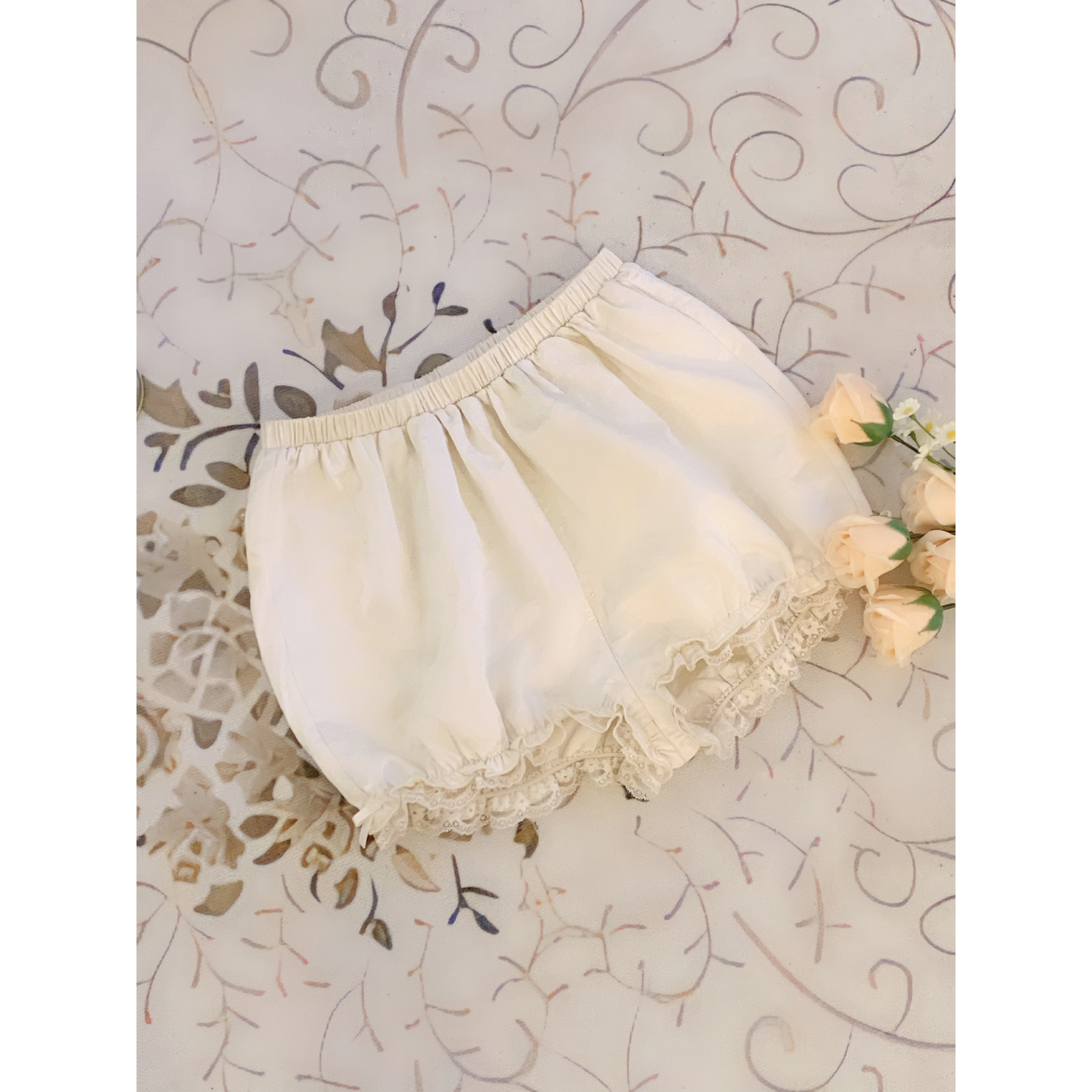  夏季百搭防走光蕾丝边南瓜裤打底裤R3365W