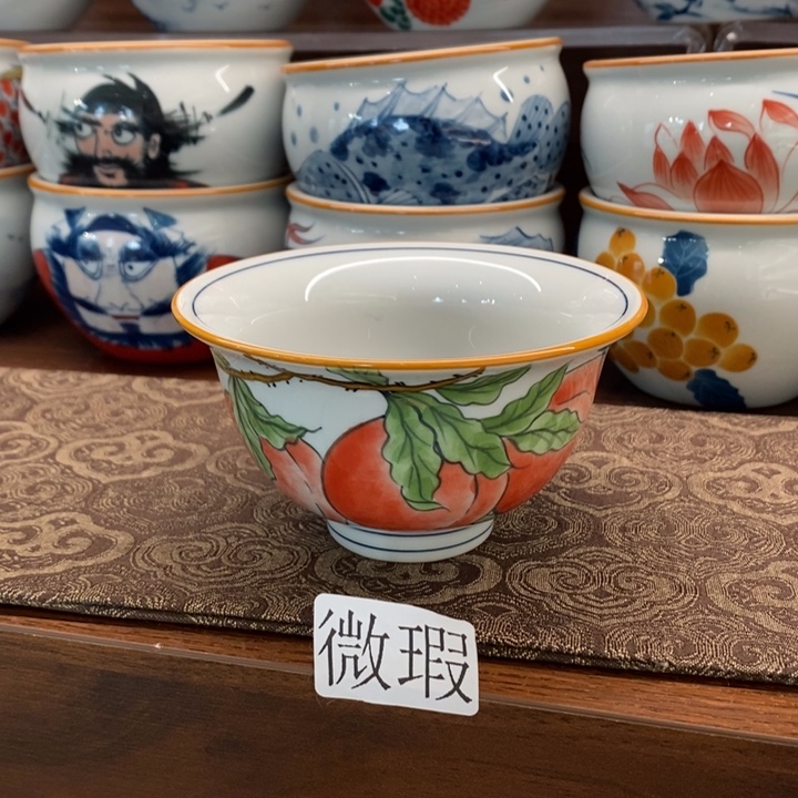 釉下老陶泥手工绘制