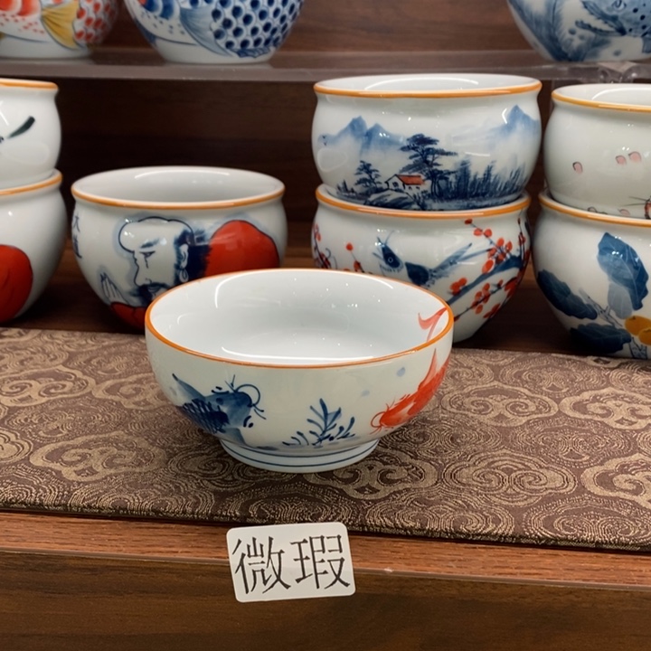 釉下老陶泥手工绘制