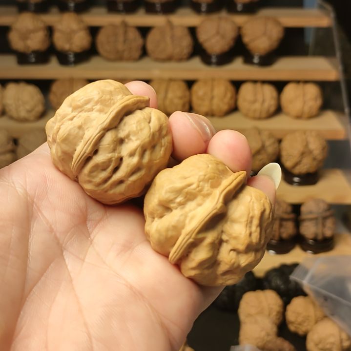 文玩核桃把件柴**️40金蟾疙瘩包