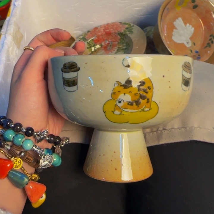 瓷片景德镇陶瓷手工手绘