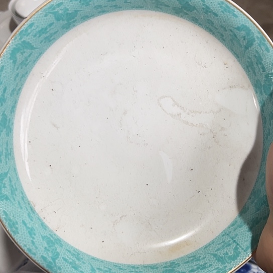 盘8寸深窝盘两个陶瓷陶瓷