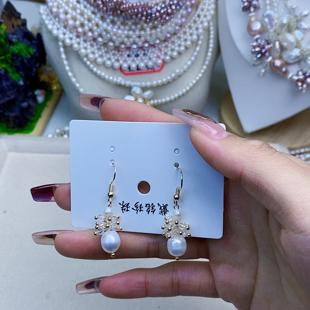 淡水珍珠颈饰银S925镶嵌