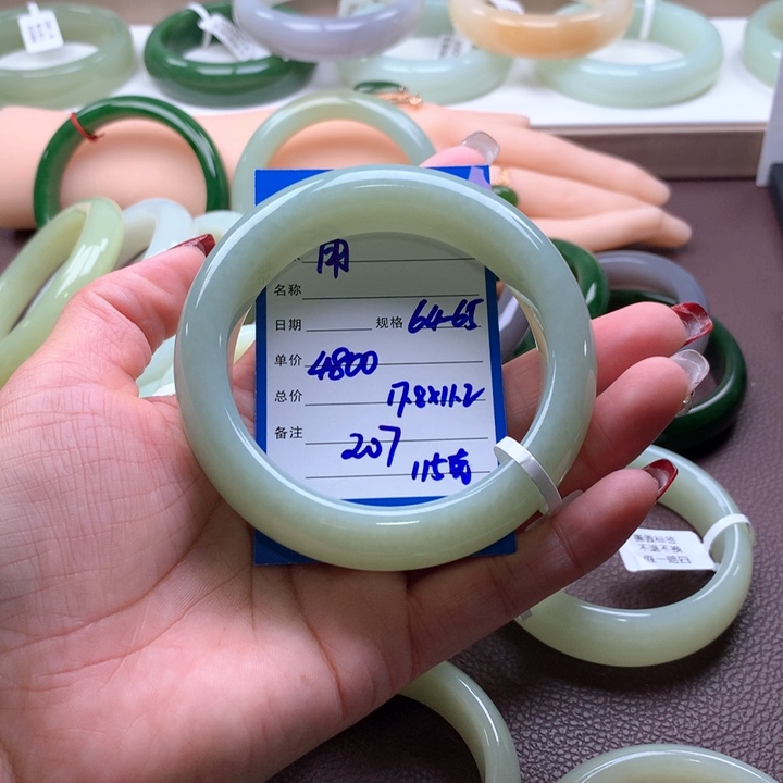 和田玉手镯未镶嵌用****0