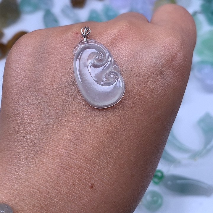 翡翠未镶嵌颈饰纯天然翡翠玉料翡翠