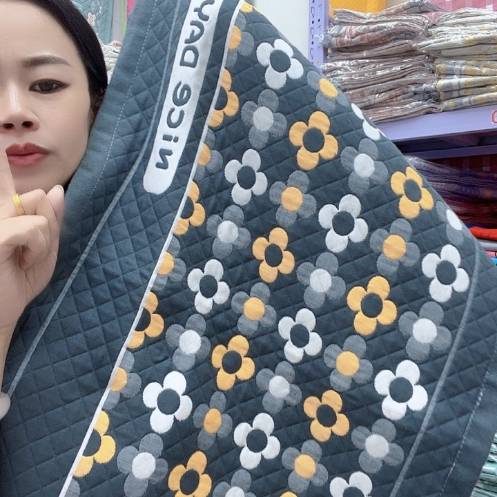 棉幸福灰色纯棉纱布