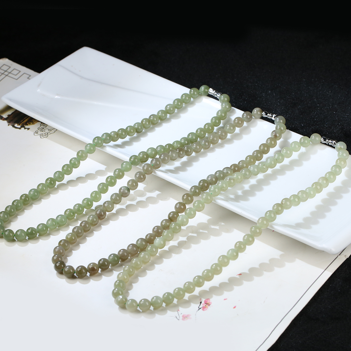 【麦子家族新年大促】天然和田玉项链卡7-8多样性发1 XL328