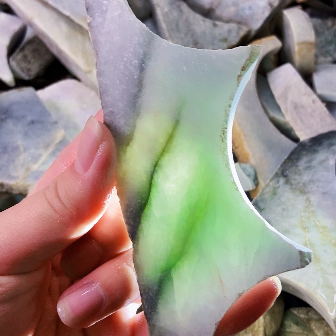 翡翠未镶嵌颈饰天然翡翠