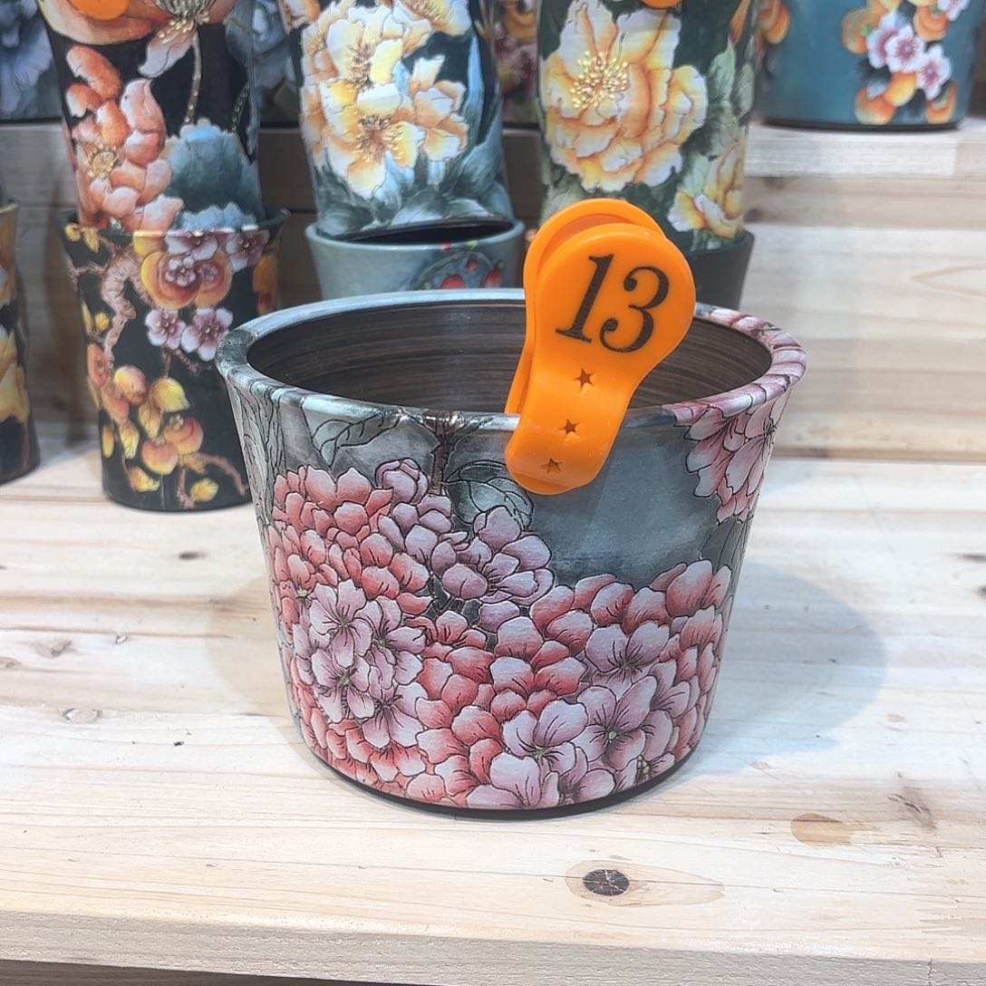 紫砂花盆手工花盆默认微瑕14/11