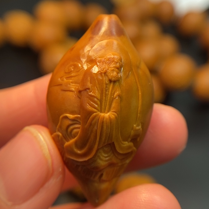 橄榄核手串/手链风景达摩单子反油特价