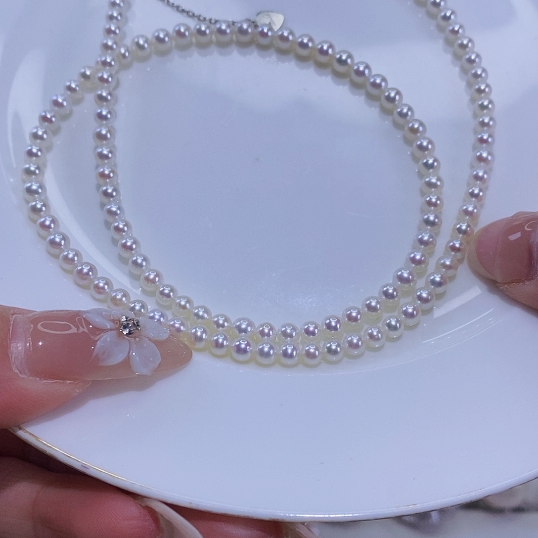 淡水珍珠颈饰银S925镶嵌幸****✪