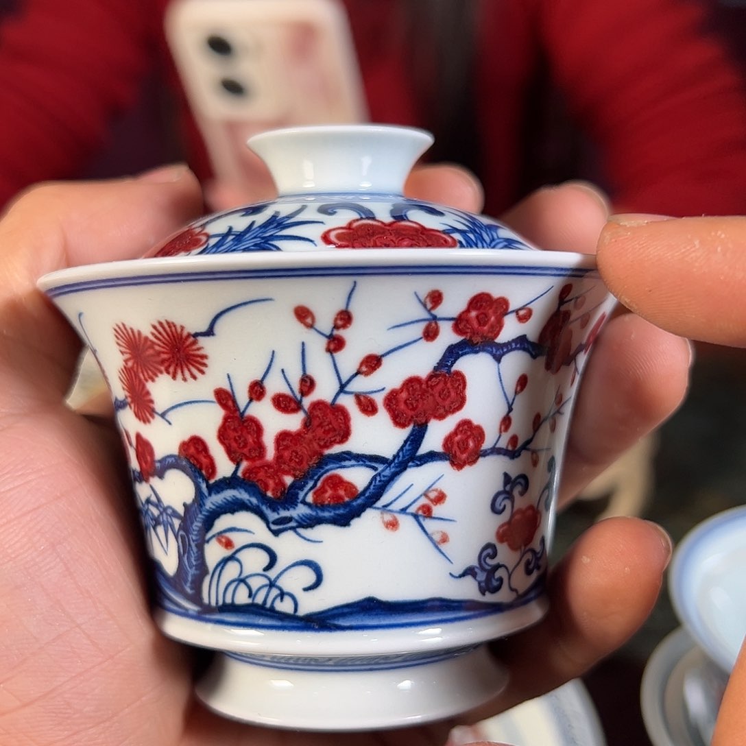 杯景德镇手工手绘陶瓷杯子