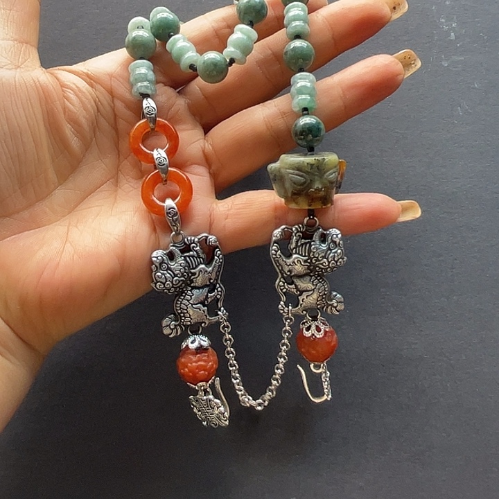 s***w翡翠未镶嵌颈饰666