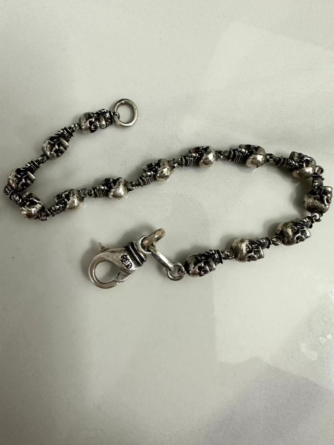 99新 Chrome Hearts/克罗心 98新 长度20cm十四foti骷髅头骨手链