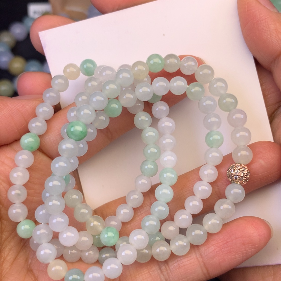 翡翠未镶嵌颈饰天然缅甸翡翠A货卡5.6